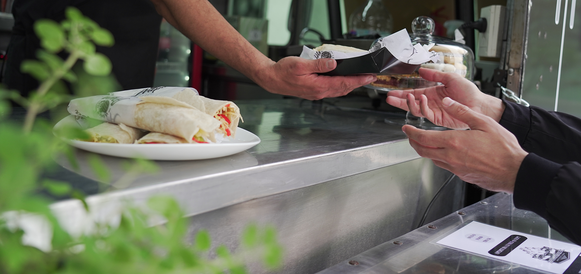 Food trucks, en el trabajo